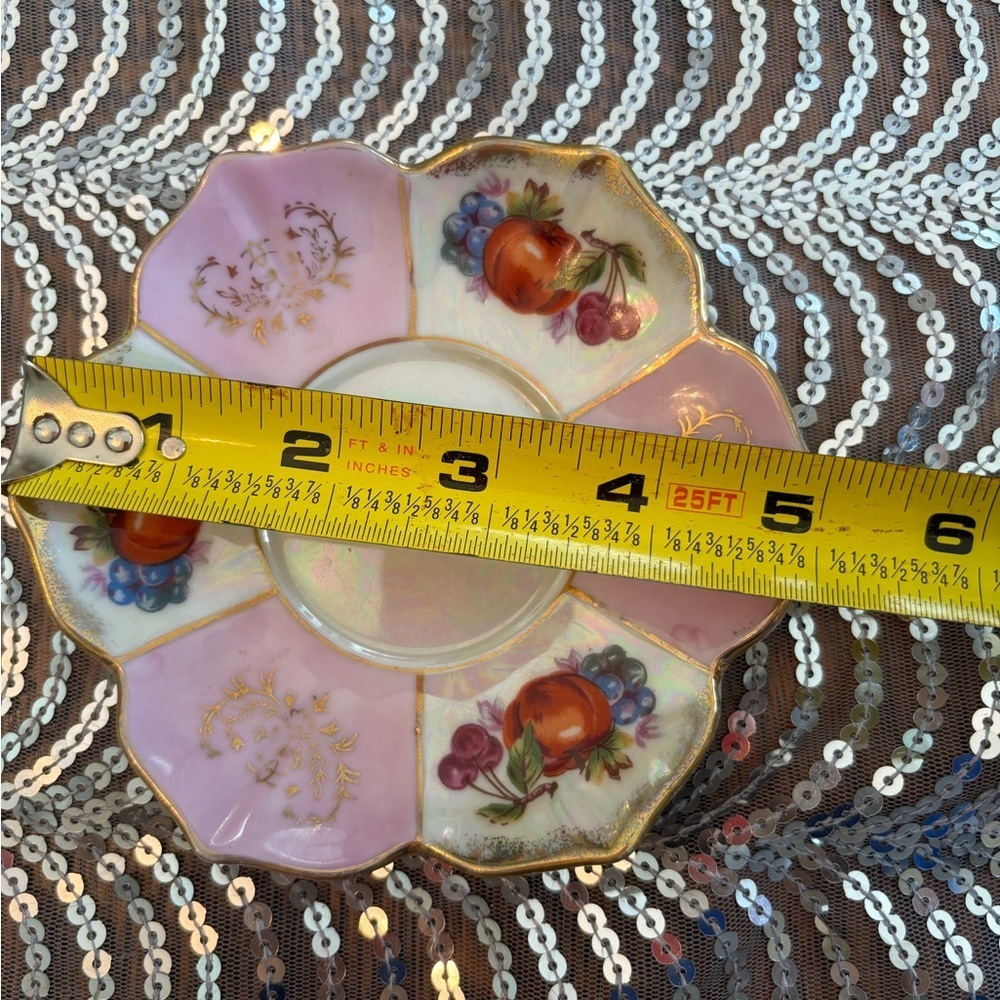 Vintage Shafford bone china saucer - Picture 6 of 6